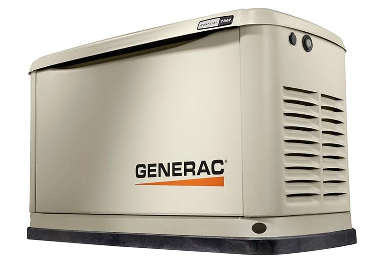 Generac Guardian Series 24kW air-cooled generator, model 7210
